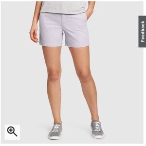 Eddie Bauer Women's Willit Stretch Legend Wash Shorts - 5", lilac